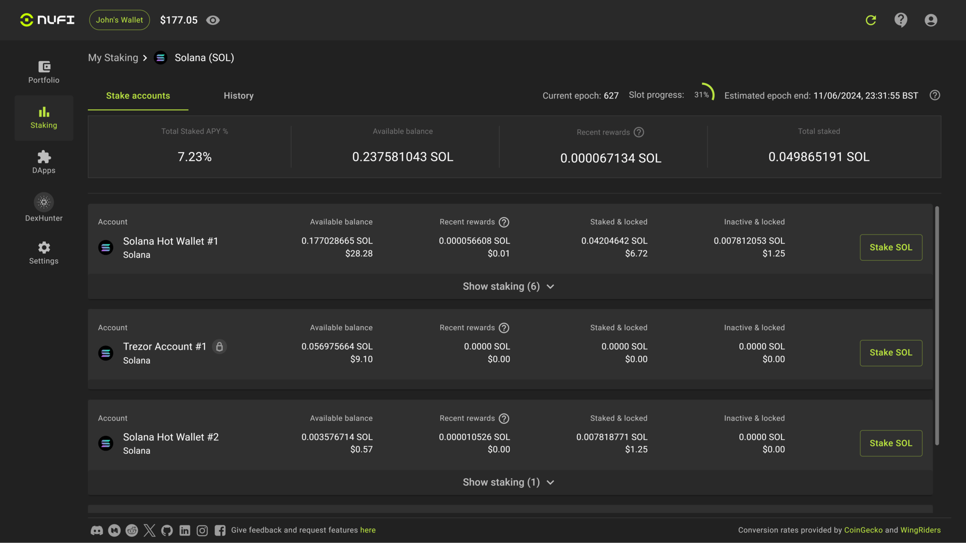 App screenshot