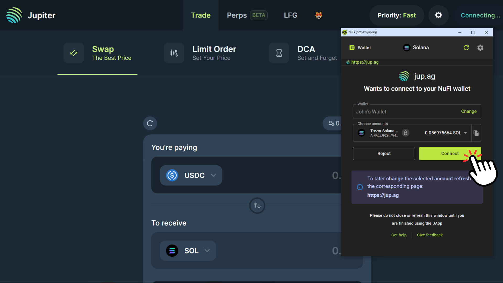 App screenshot